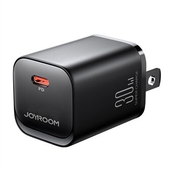 JOYROOM JR-TCF07 Speed Series US Plug PD 30W snel opladen plastic adapter Type-C poort telefoon muuroplader