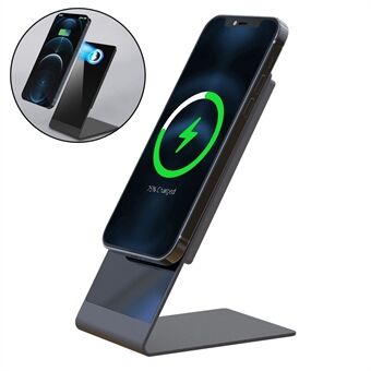 Y13 15W antislip draadloze magnetische telefoonopladerstandaard voor iPhone 12 Stand Dock Cradle-beugel