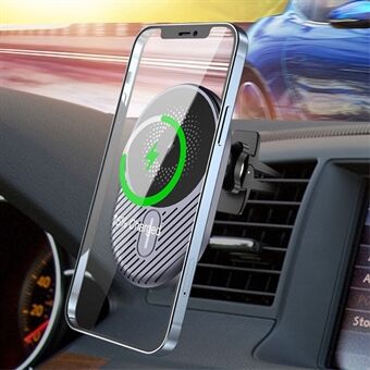 C16 15W magnetische draadloze oplader Car Air Vent Mount Stand voor iPhone 13/12-serie