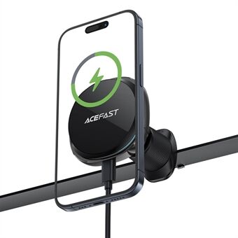 ACEFAST D31 Autoventilatortelefoon Wireless Charger Telefoonhouder Statief 15W Draadloos Opladen