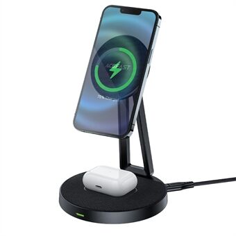 ACEFAST E8 voor iPhone 12/13/AirPods 2-in-1 draadloze oplaadhouder Stand