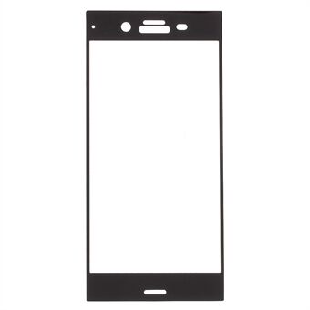 3D screenprotector in full size gehard glas voor Sony Xperia XZ1 - zwart