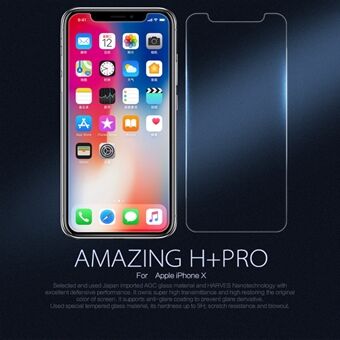 NILLKIN Amazing H + Pro Nanometer Anti-Explosie Gehard Glas Screenprotector voor iPhone (2019) 5,8" / XS / X 5,8 inch