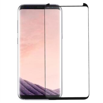 RURIHAI voor Samsung Galaxy S8 + Plus SM-G955 3D gebogen volledig verlijmde volledig gehard glazen schermbeschermer + schermbeschermer drukplaat - zwart