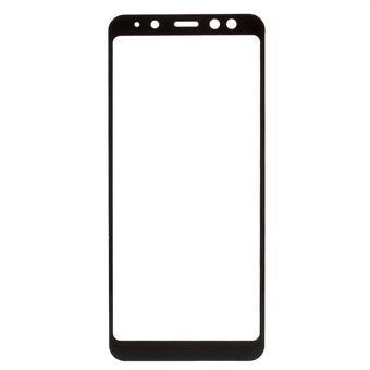 Zeefdruk Full Cover Screenprotector van gehard glas voor Samsung Galaxy A8 (2018)