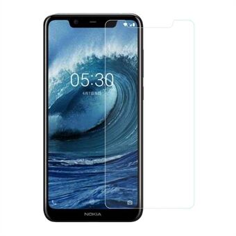 Voor Nokia 5.1 Plus 0.3mm Arc Edge Tempered Glass Screen Protector: