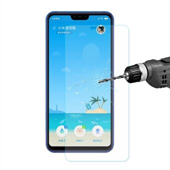 ENKAY Gehard glas schermbeschermer voor Xiaomi Mi 8 Lite / Mi 8 Youth (Mi 8X) 0.26 mm 9H 2.5D Arc Edge Anti-kras