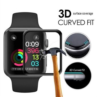 3D-schermbeschermer van gehard glas voor Apple Watch Series 4 44 mm