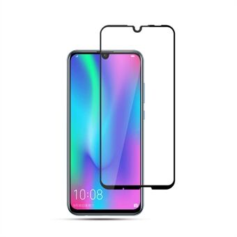 MOCOLO Silk Printing Gehard Glas Full Screen Protector Anti-Explosion voor Huawei Honor 10 Lite / P Smart (2019) - Zwart