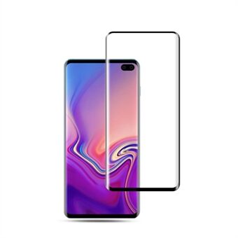 MOCOLO voor Samsung Galaxy S10 Plus [3D Curved] Screenprotector van gehard glas (verkleinde versie) - Zwart