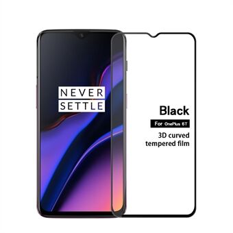 MOFI 3D gebogen schermbeschermer van gehard glas op ware grootte voor OnePlus 6T