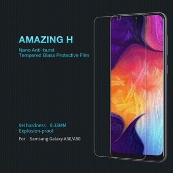 NILLKIN Amazing H Anti-burst gehard glazen schermbeschermer voor Samsung Galaxy A50 / A30