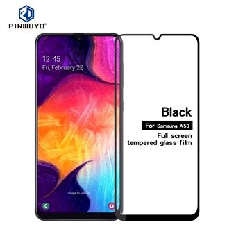 PINWUYO Full Size 2.5D Arc Edge Gehard Glas Screen Protector Anti-Explosie voor Samsung Galaxy A50 / A50s / A30s / A20 / A30 / M30 / A40s