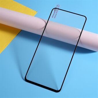 Voor OnePlus 7 Silk Printing Full Size Gehard Glas Screen Guard Film: