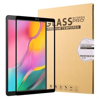 Full Screen Cover Screen Printed Screenprotector van gehard glas voor Samsung Galaxy Tab A 10.1 (2019)