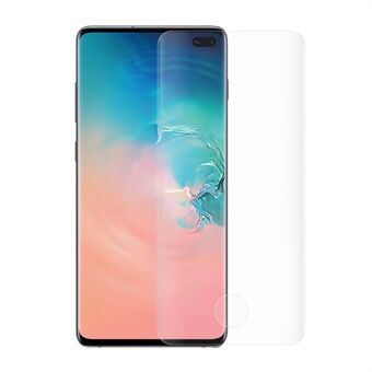 Gebogen schermbeschermer van volledig gehard glas voor Samsung Galaxy S10 Plus (vingerafdruk ontgrendelen)