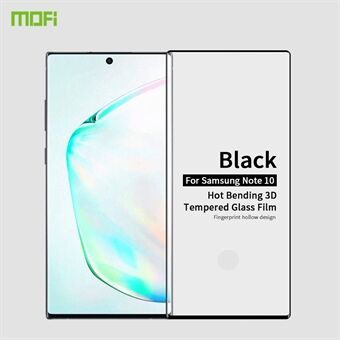 MOFI 3D Gebogen Volledige Dekking Gehard Glas Screen Film voor Samsung Galaxy Note 10 / Note 10 5G