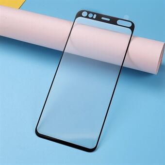 Ultra Clear Curved Full Cover Gehard Glas Beschermfolie voor Google Pixel 4 - Zwart