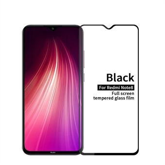 PINWUYO Volledige Dekking Anti-explosie Gehard Glas Screenprotector voor Xiaomi Redmi Note 8