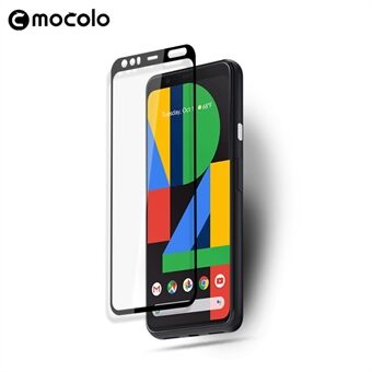 MOCOLO Silk Print Full Coverage 9H Screenprotector van gehard glas voor Google Pixel 4 XL