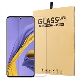 2.5D 9H Arc Edge Oleophobic Coating Screenprotector van gehard glas Anti-explosie voor Samsung Galaxy A51