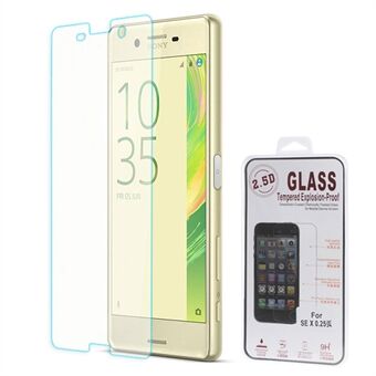 Voor Sony Xperia X Gehard Glas Screen Protector 0.25mm Arc Edge