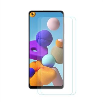 HAT Prince 2 stuks / set 0.26 mm 9H 2.5D screenprotector in gehard glas voor Samsung Galaxy A21s