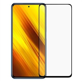 Full Glue Full Size Gehard Glas Screen Protector voor Xiaomi Poco X3 NFC / Poco X3 - Zwart