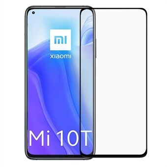 Volledige ondoorzichtige schermbeschermer van gehard glas voor Xiaomi Mi 10T 5G volledig zelfklevende zwarte randen