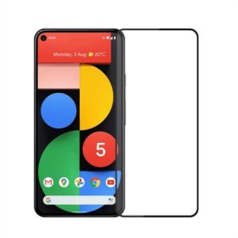 PINWUYO 3D Gebogen Volledige Lijm Full Size Anti-explosie Anti-vingerafdruk Gehard Glas Screen Protector voor Google Pixel 5