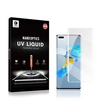 MOCOLO 3D gebogen [UV-lichtstraling] gehard glas UV-film voor Huawei Mate 40 Pro -schermbeschermer