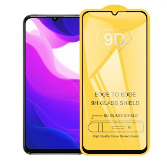 9D schermbeschermer van gehard glas met volledige dekking (lijm aan de zijkant) voor Xiaomi Mi 10 Lite 5G