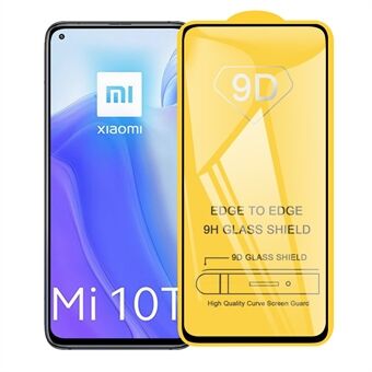 9D Full Cover gehard glazen schermbeschermer (zijlijm) voor Xiaomi Mi 10T 5G / 10T Pro 5G