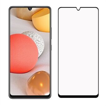 Voor Samsung Galaxy A42 5G Full Glue Full Cover Screenprotector van gehard glas met zwarte randen