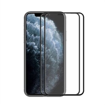 ENKAY Hat- Prince 2 stuks / set Arc Edge Tempered Glass Screenprotector voor iPhone 11 Pro/ iPhone XS / iPhone X