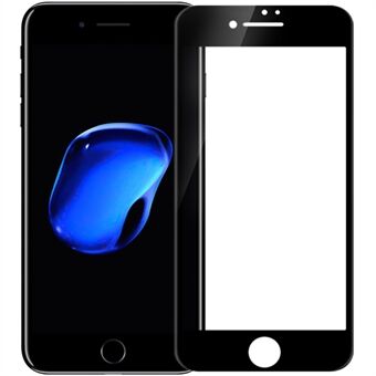 LUANKE Volledige dekking Zijdedruk Gehard glas Screen Film voor iPhone 7 / iPhone 8 / iPhone SE (2e generatie)