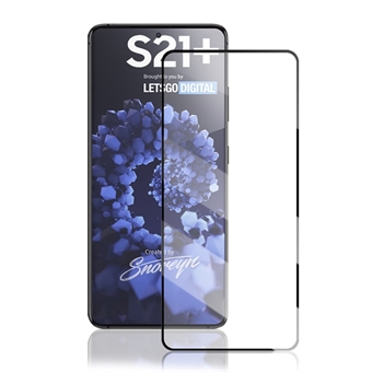 MOCOLO voor Samsung Galaxy S21 + Silk Print Full Glue HD Gehard glas Film op volledig scherm - Zwart