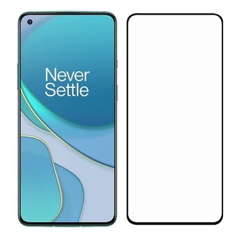 Voor OnePlus 9 (EU / VS-versie) Volledig zelfklevend Volledige dekking Screenprotector van gehard glas met zwarte randen