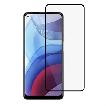 Volledige Lijm Zijde Afdrukken Gehard Glas Full Screen Coverage Protector voor Motorola Moto G Power (2021)