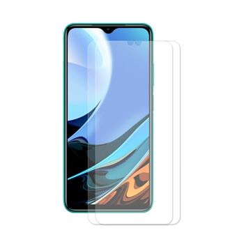 2 stks / set HOED- Prince 0.26mm 9H 2.5D Arc Edge Tempered Glass Screenprotector voor Xiaomi Redmi 9T