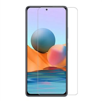 Hoge Transparantie Ultradunne 0.3mm Anti-Burst Arc Edge Gehard Glas Screen Protector Film voor Xiaomi Redmi Note 10 Pro