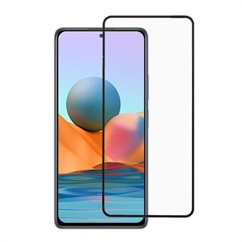 Anti-explosie Volledige dekking Zeefdruk volledig zelfklevende schermbeschermer van gehard glas voor Xiaomi Redmi K40 / Xiaomi Redmi K40 Pro - Zwart