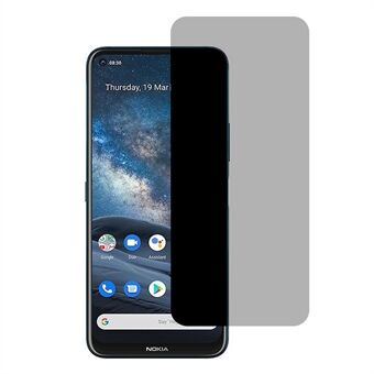 Full Screen Cover Zeefdruk Anti- Spy Protector Film voor Gehard Glas (Zijlijm) voor Nokia 8.3 5G