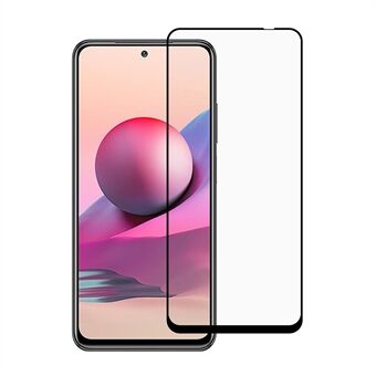 RURIHAI voor Xiaomi Redmi Note 10S Gehard glas Volledig schermbeschermer [2.5D] [Solid Defense]