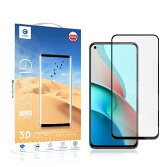 MOCOLO 3D Gebogen Gehard Glas Volledige Bedekking Screenprotector voor Xiaomi Mi 11 Lite 4G / 5G / 11 Lite 5G NE - Zwart