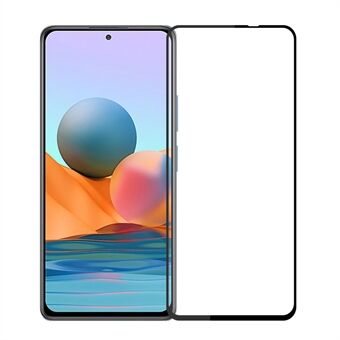 PINWUYO voor Xiaomi Redmi Note 10 Pro / Note 10 Pro Max [Anti-vingerafdruk] [Anti-explosie] Volledig zelfklevende film van gehard glas