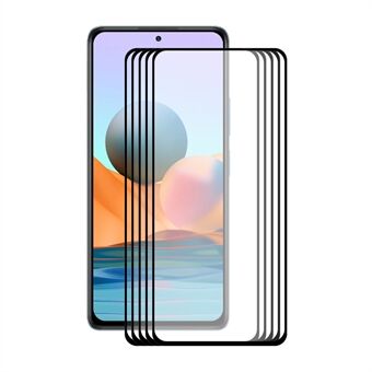 5 STKS/SET HOED Prince voor Xiaomi Redmi Note 10 Pro /Note 10 Pro Max 0.26 mm 9 H volledige lijm volledig scherm gehard glas beschermfolie