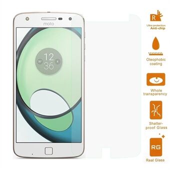 0,3 mm gehard glazen schermbeschermer Arc Edge voor Motorola Moto Z Play