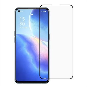 Zeefdruk Full Glue Gehard Glas Anti-Burst Full Screen Cover Protector voor Oppo Reno5 K