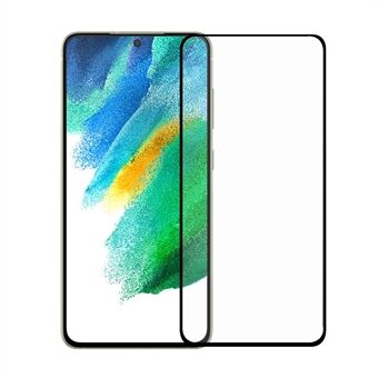 Anti-explosie gehard glasfilm Ultraheldere volledig zelfklevende zwarte randen Screenprotector voor Samsung Galaxy S21 FE